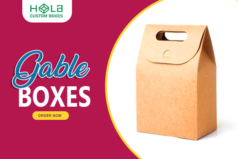 custom eco-friendly gable bags